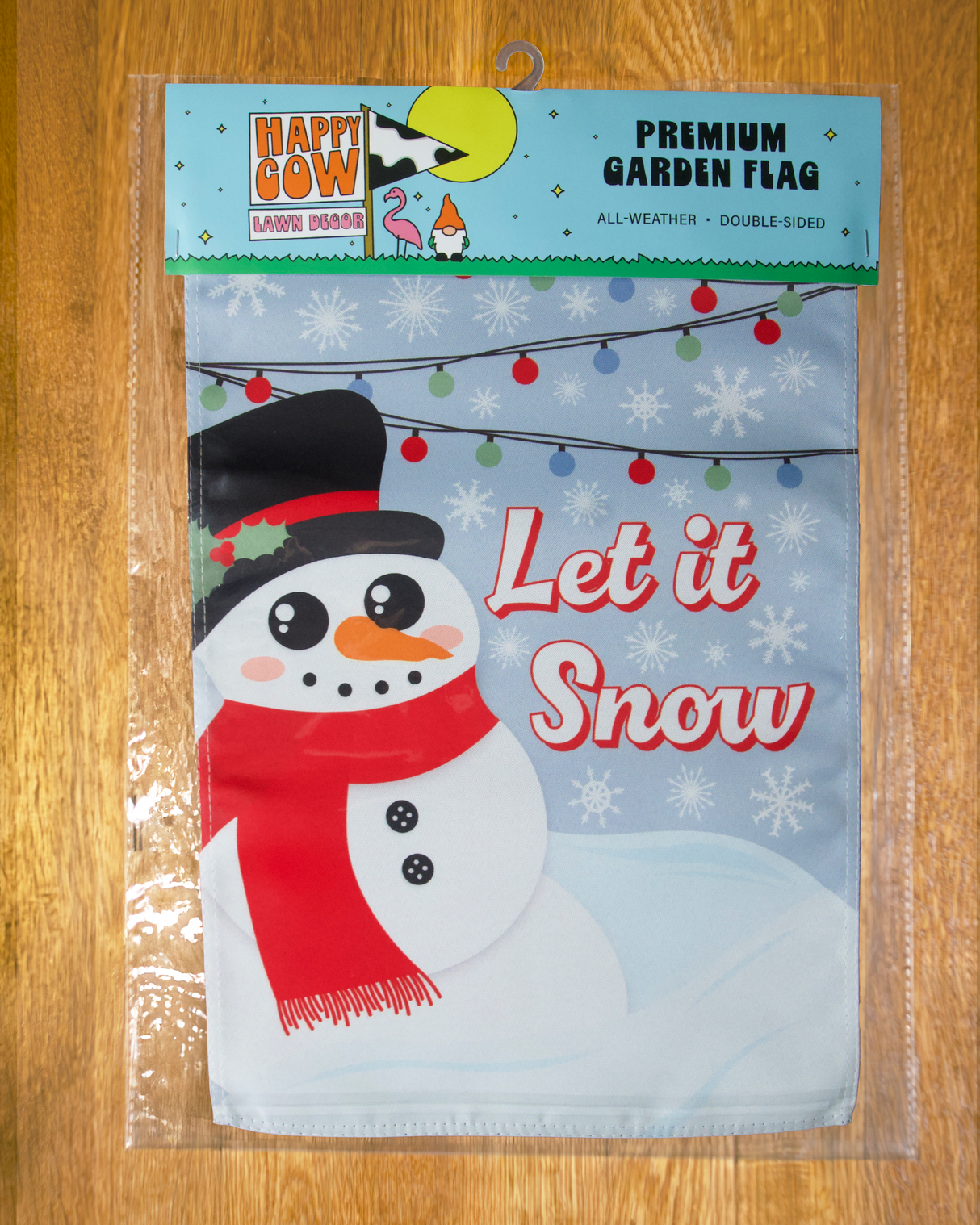 "Let it Snow" Snowman Garden Flag #G1614-1