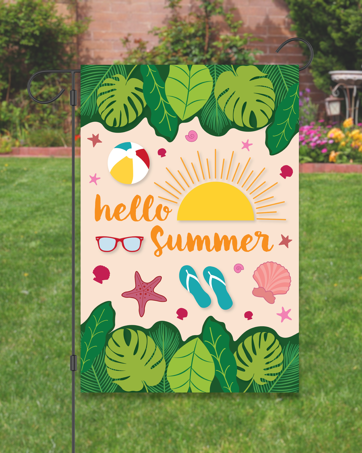 "Hello Summer" Garden Flag #G1961-1