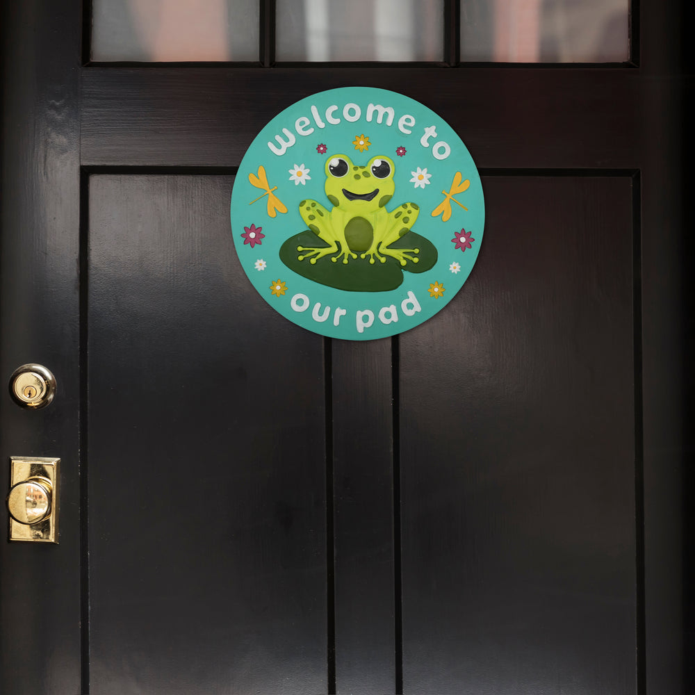 “Welcome to Our Pad” Garden Stepping Stone #S1001