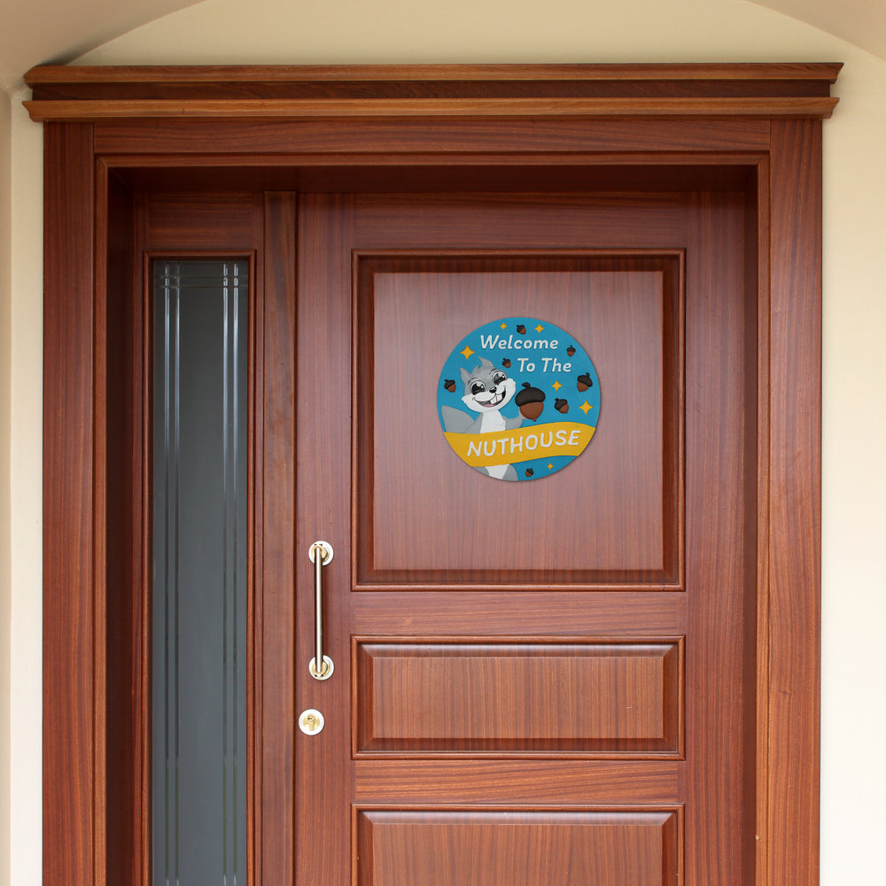 “Welcome to the Nuthouse” Garden Stepping Stone #S1005