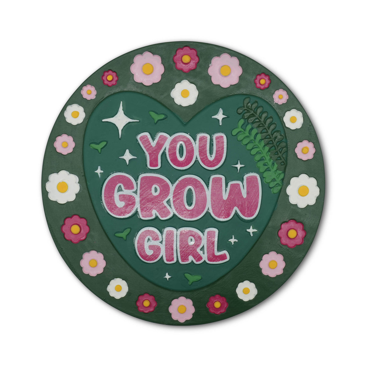 “You Grow Girl” Garden Stepping Stone #S1006