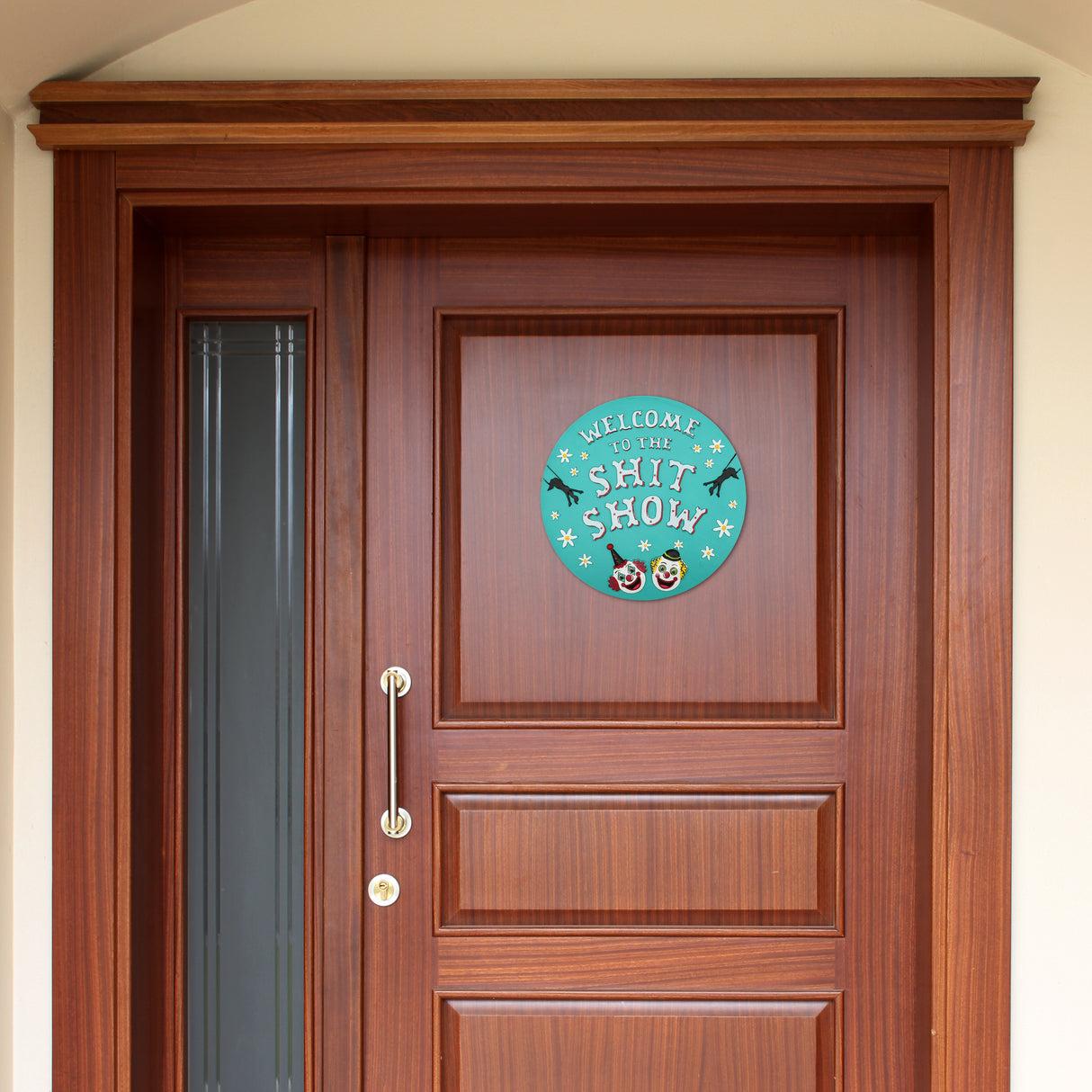 “Welcome to the Shit Show” Garden Stepping Stone #S1007