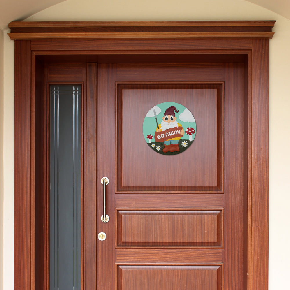 “Go Away Gnome” Garden Stepping Stone #S1011