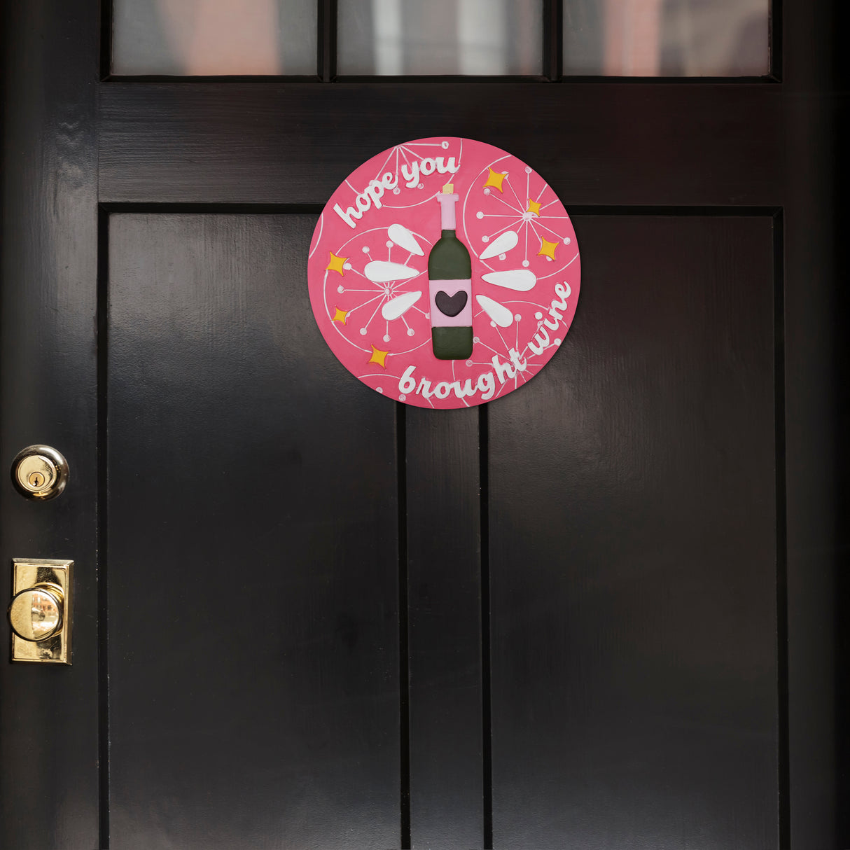 “Hope You Brought Wine ”Garden Stepping Stone #S1012