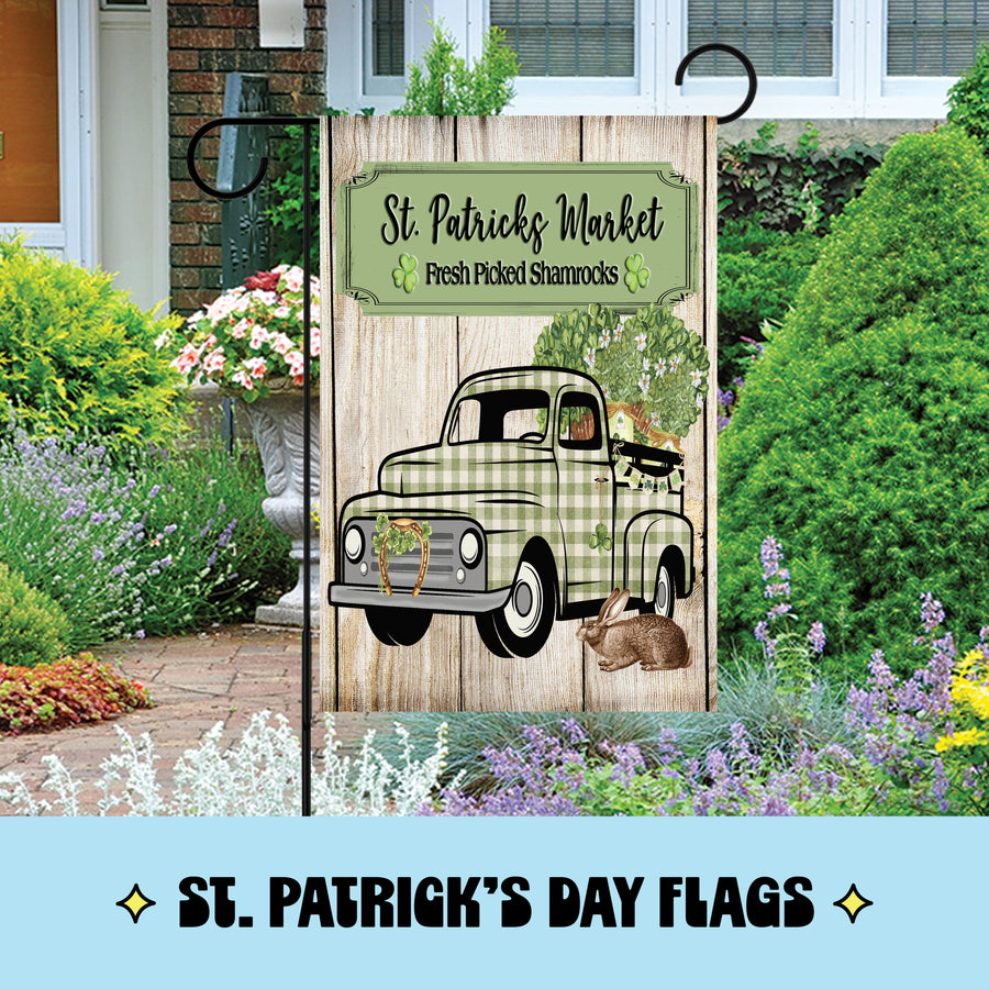 St. Patrick's Day Garden Flags