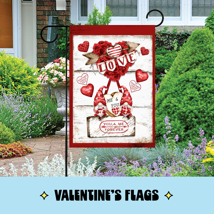 Valentine's Day Garden Flags