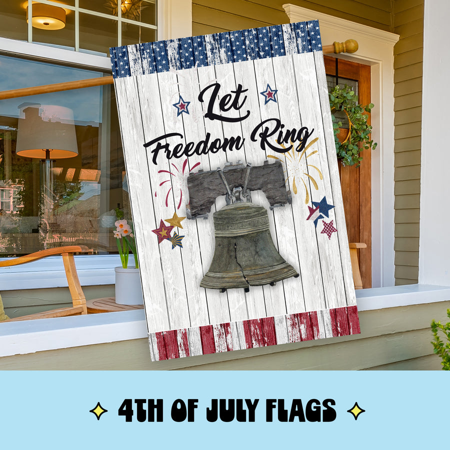 4th of July House Flags