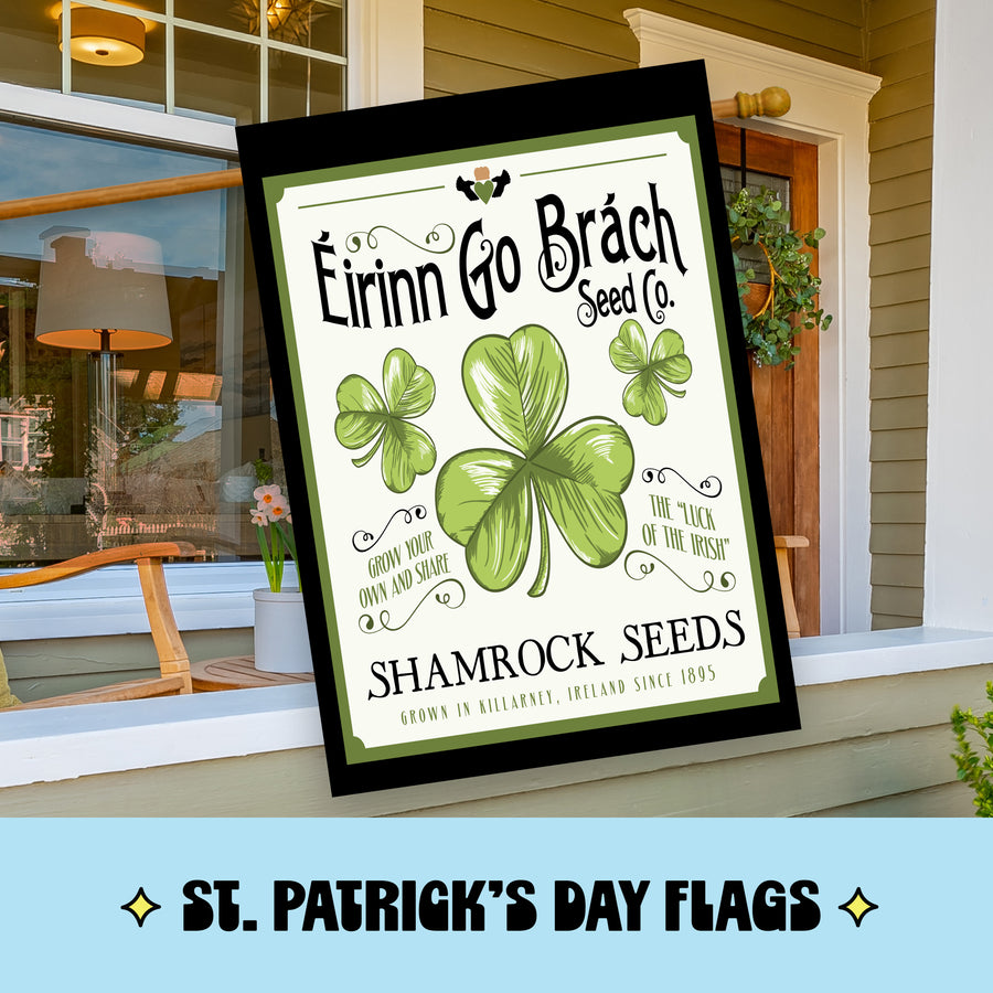 St. Patrick's Day House Flag