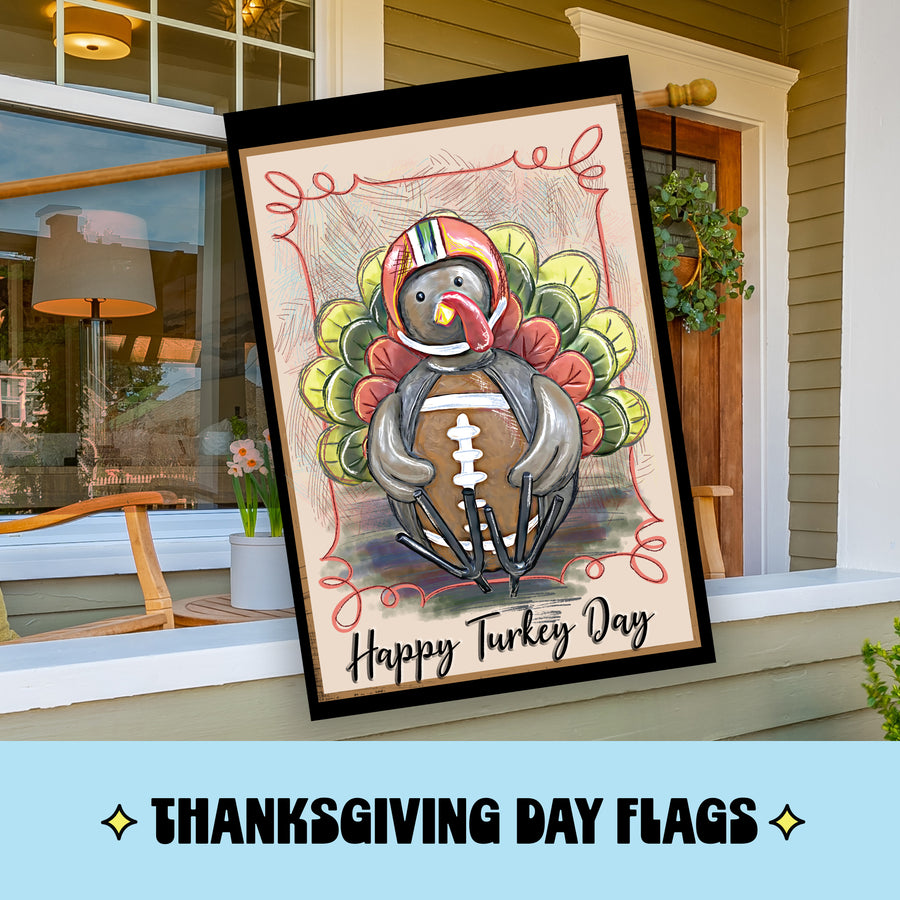 Thanksgiving House Flags