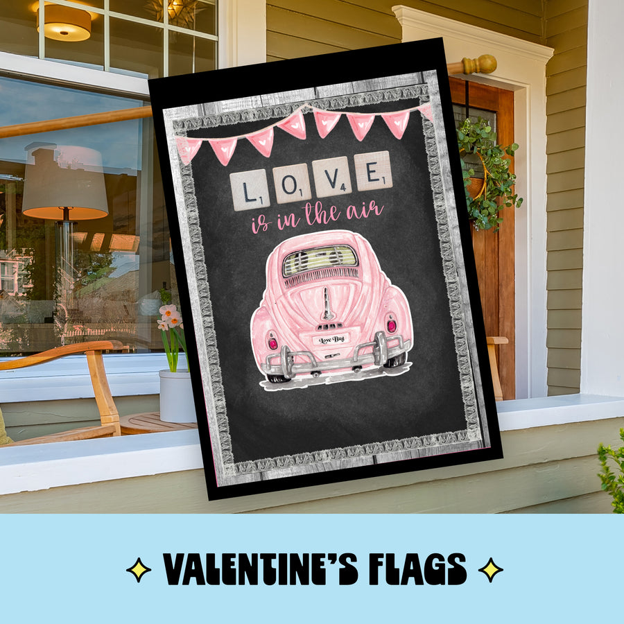 Valentine's Day House Flag