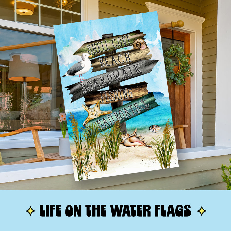 Life on the Water House Flags