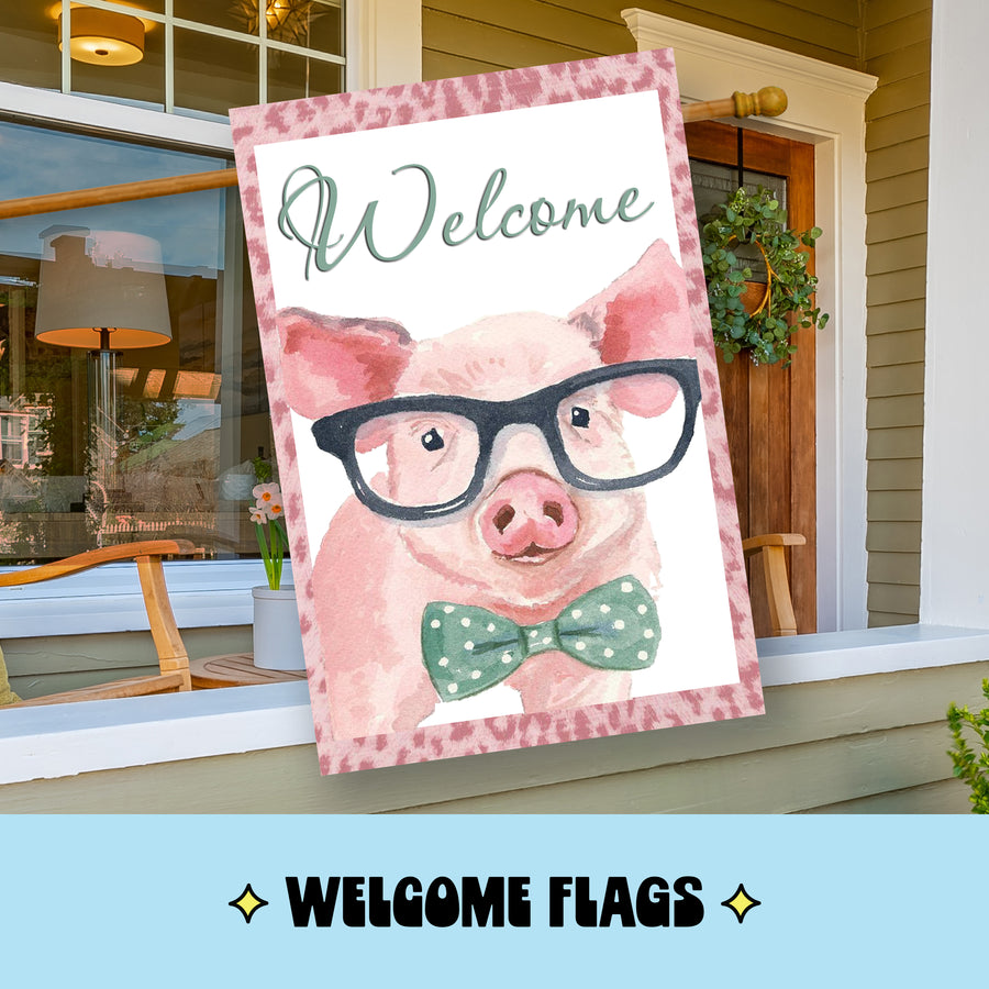 Welcome House Flags