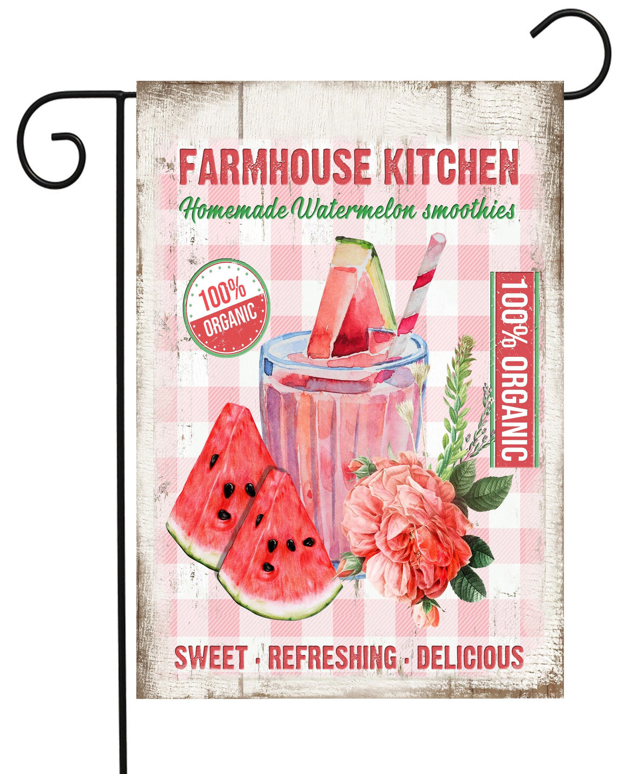 Farmhouse Kitchen Watermelon Garden Flag #G2255