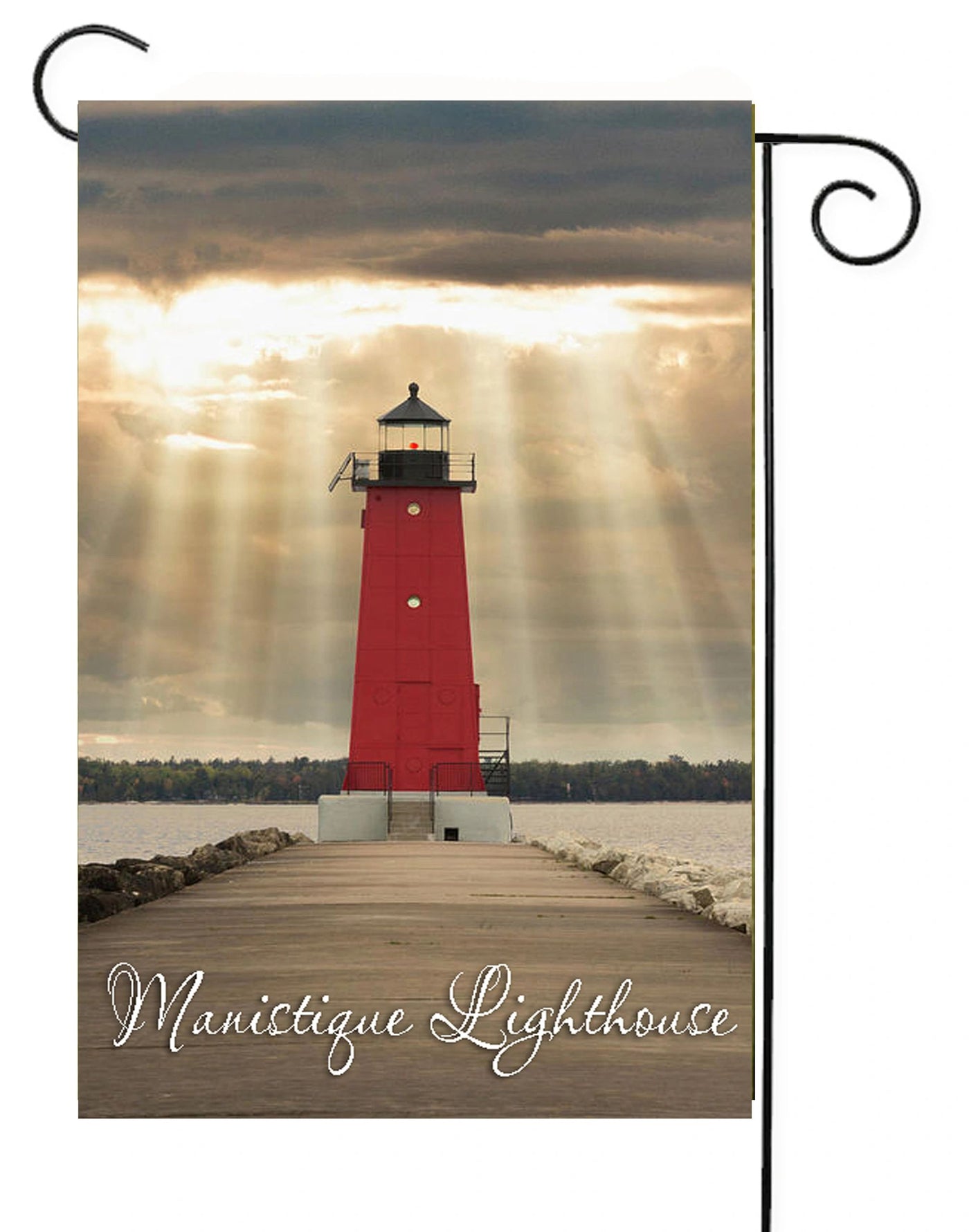 Manistique Lighthouse Garden Flag #G2588