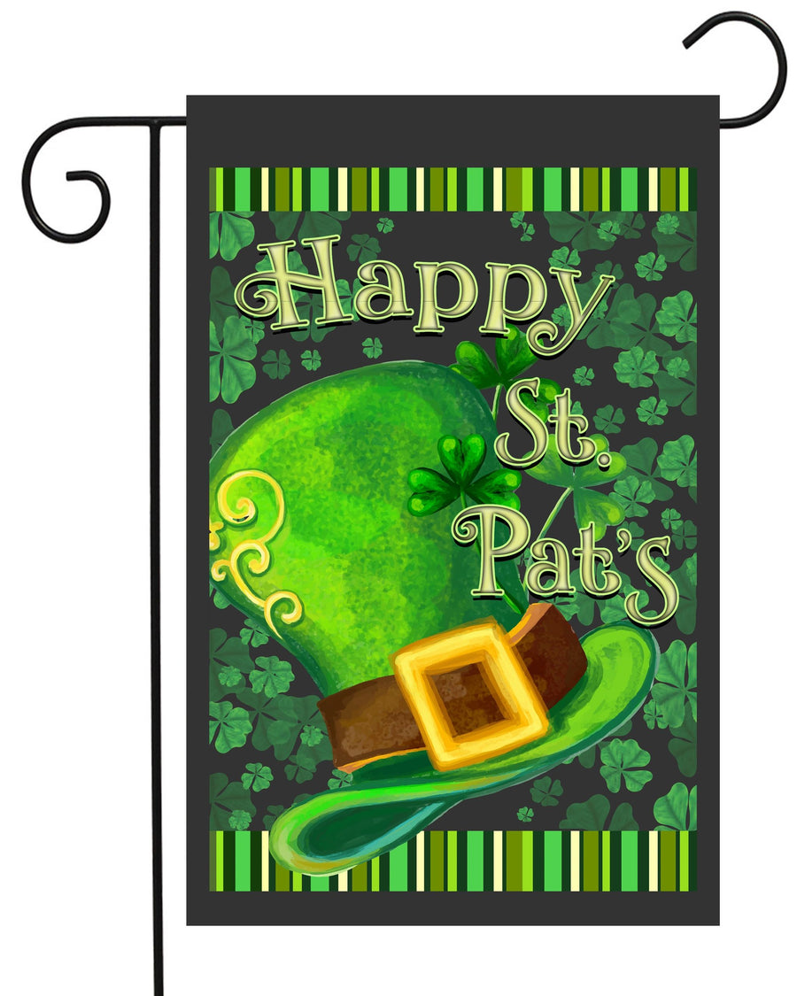 Happy St. Pats Hat Garden Flag #G2206