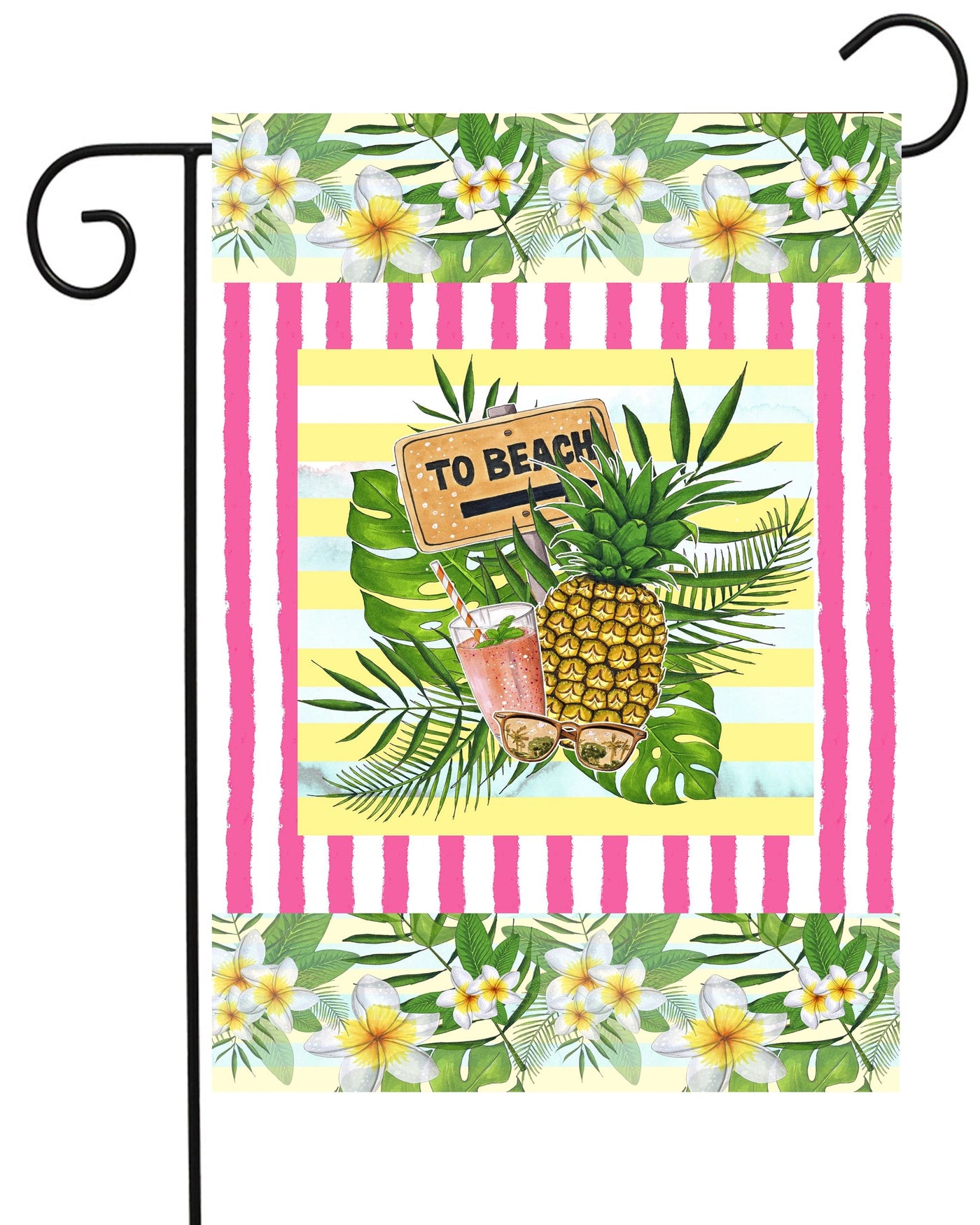 To Beach Garden Flag #G2235