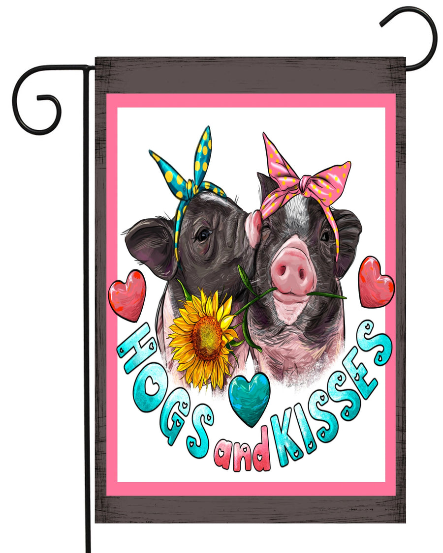 Hogs and Kissed Garden Flag #G2392