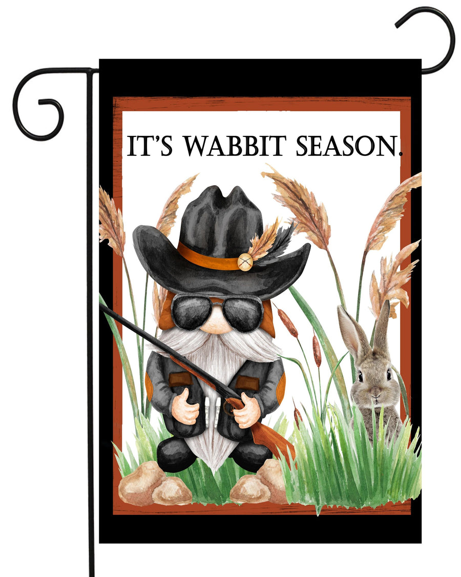 It's Wabbit Season Garden Flag #G2466