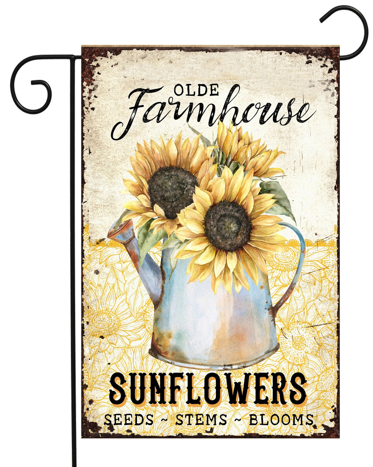 Farmhouse Sunflowers Garden Flag #G2438