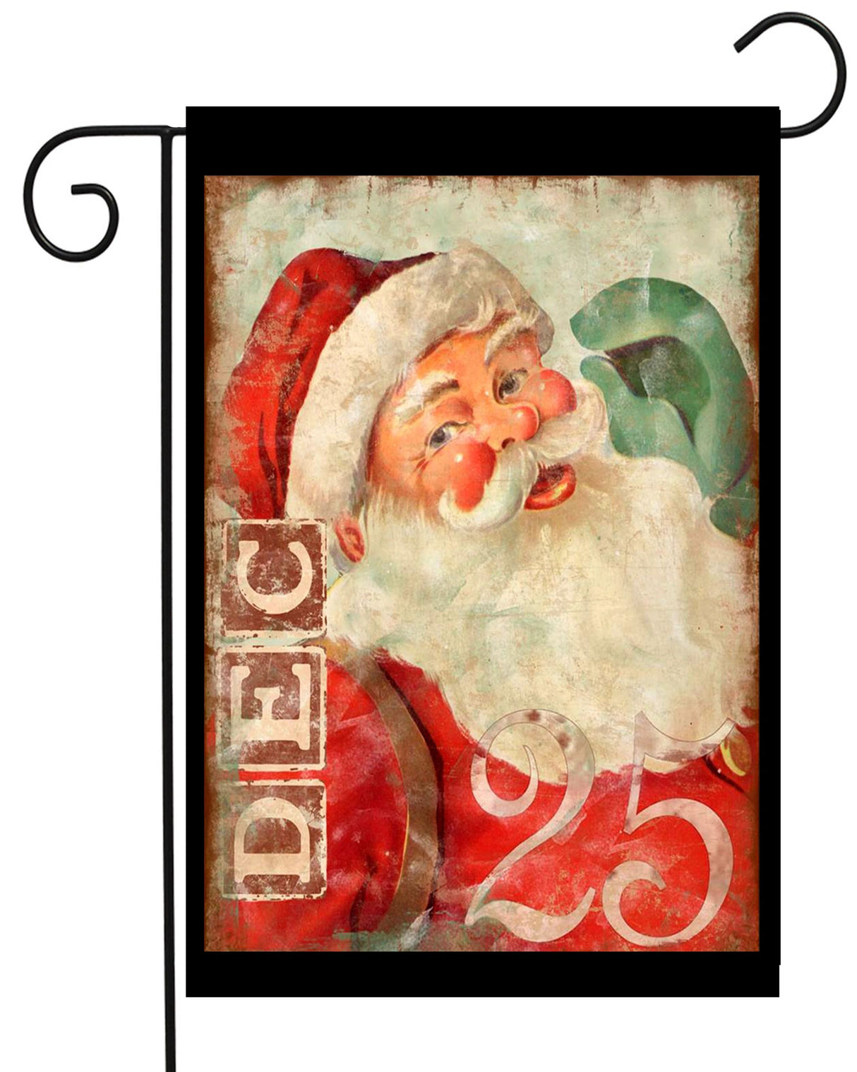 Santa Dec 25 Garden Flag #G2486