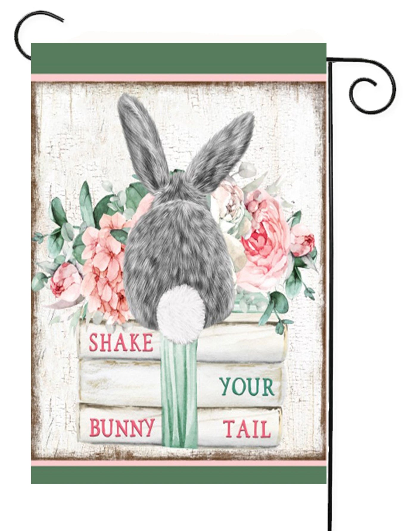 Shake your Bunny Tail Garden Flag #G2527