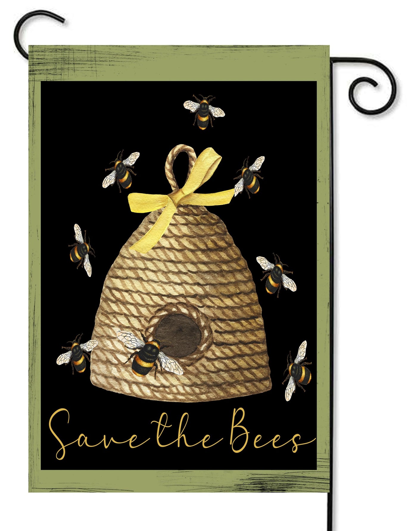 Save The Bees Garden Flag #G2097