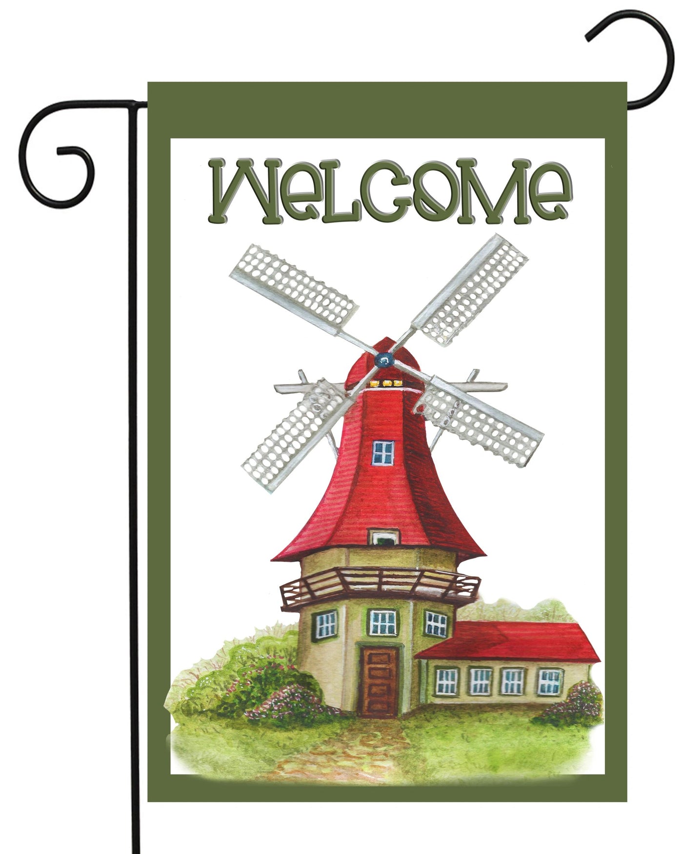 Welcome Windmill Garden Flag #G2425