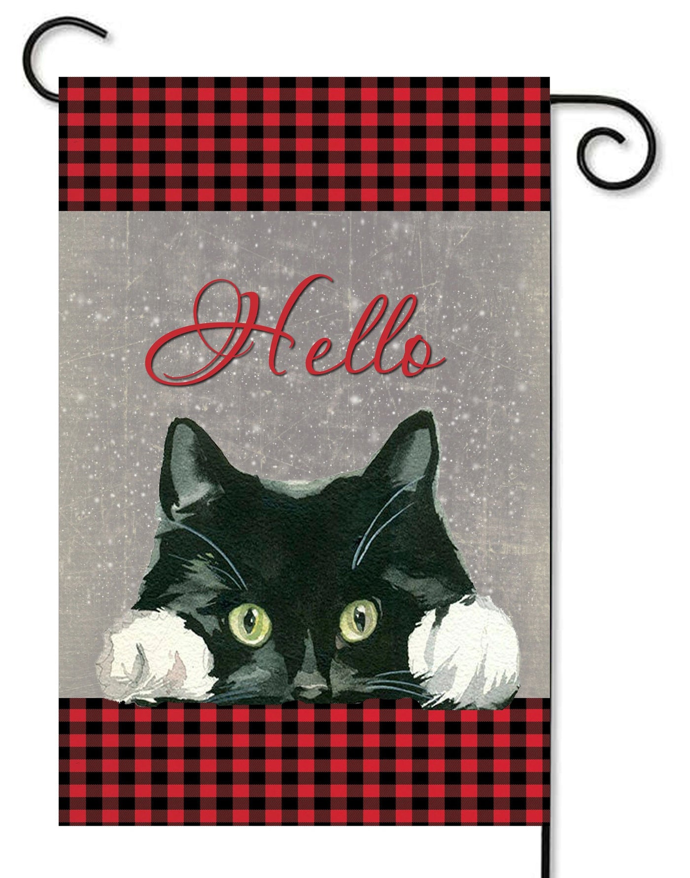 Hello Cat Garden Flag #G2101