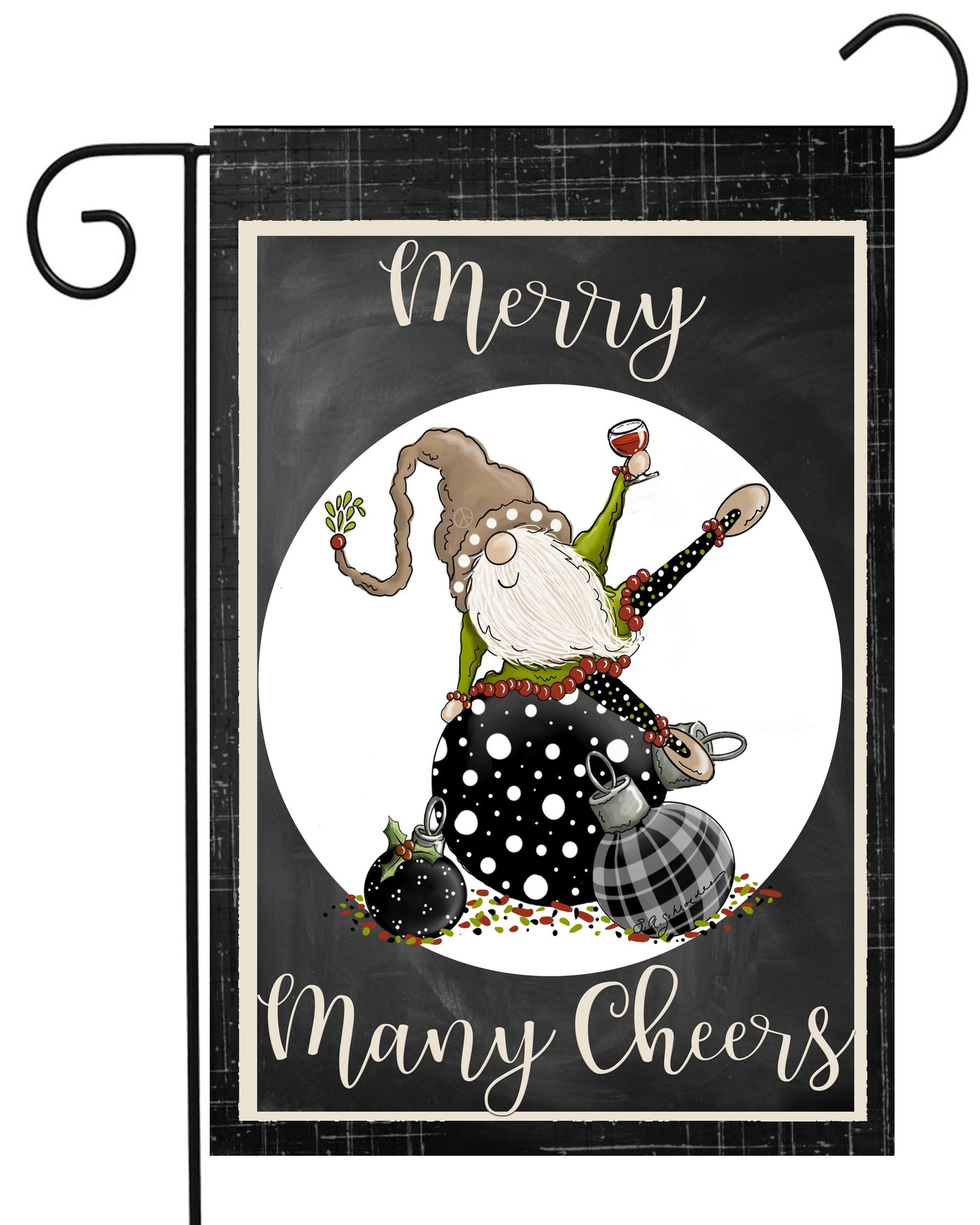 Merry Many Cheers Garden Flag #G2480