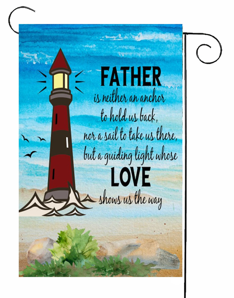 Father's Day Lighthouse Garden Flag #G2520