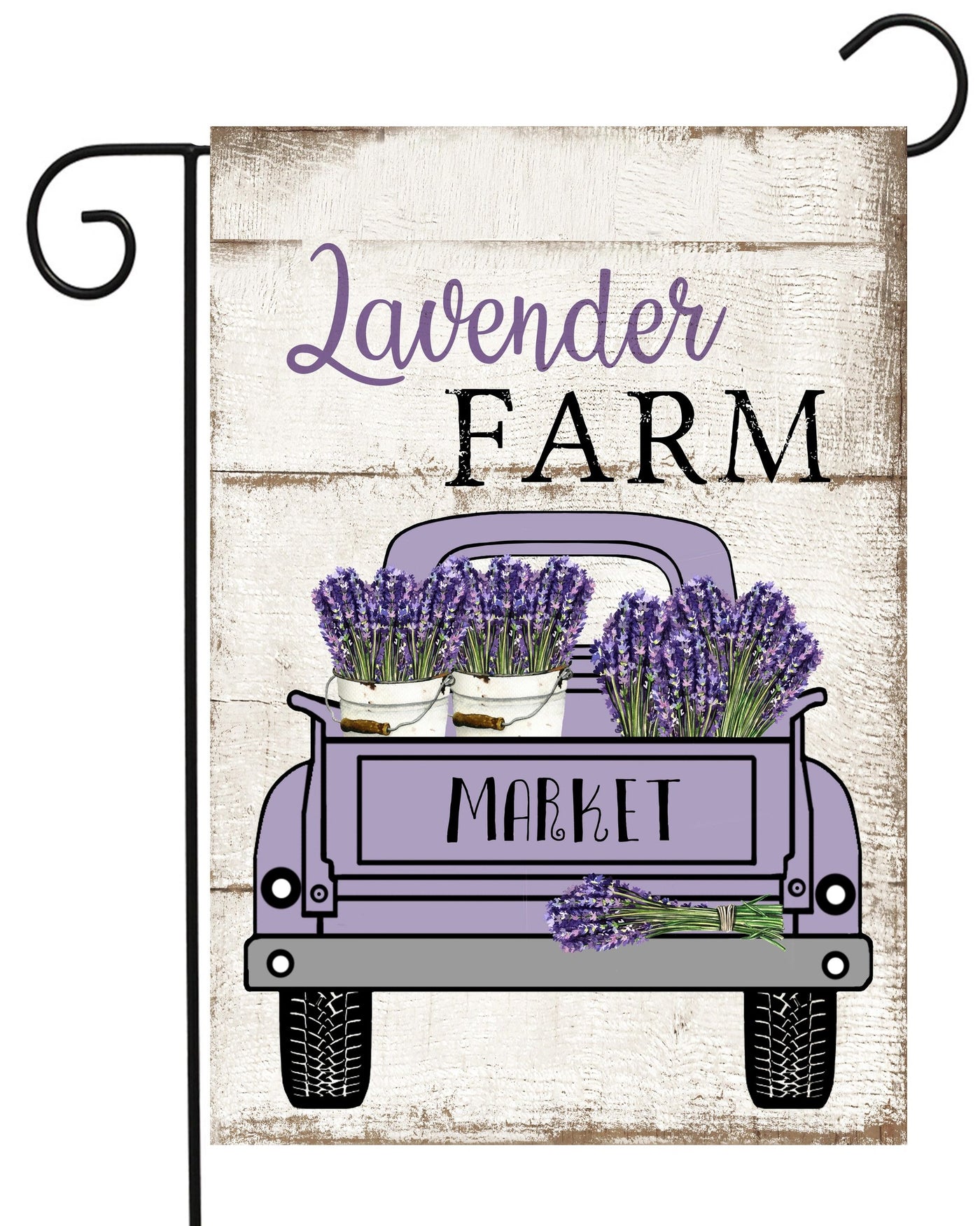 Lavender Farm Purple Truck Garden Flag #G2301