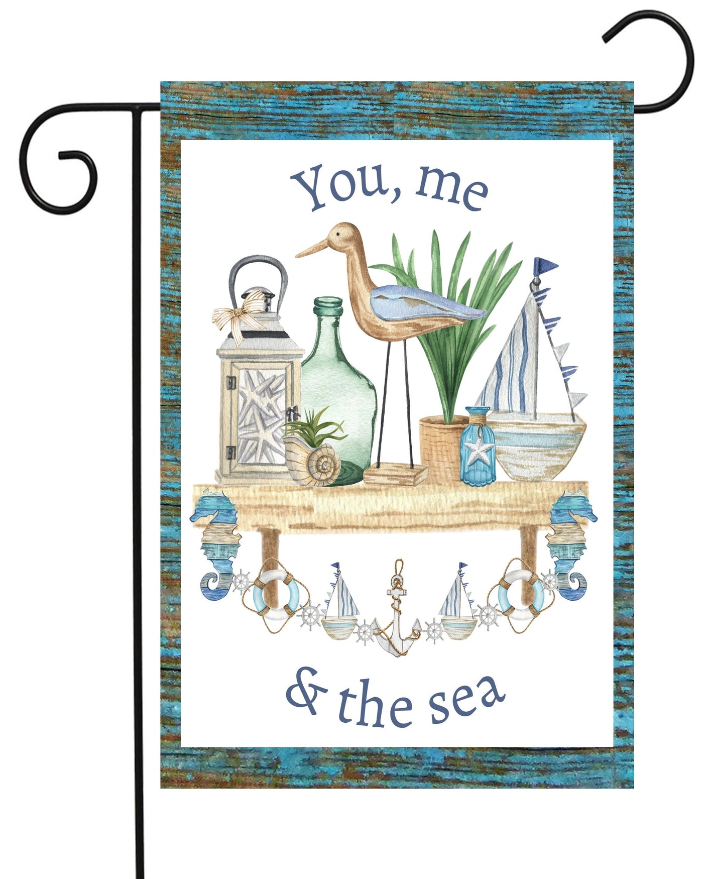 You, Me & the Sea Garden Flag #G2227