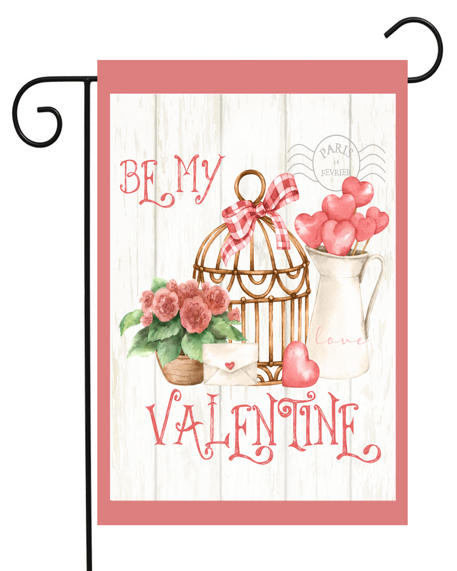 Be My Valentine Garden Flag #G2502