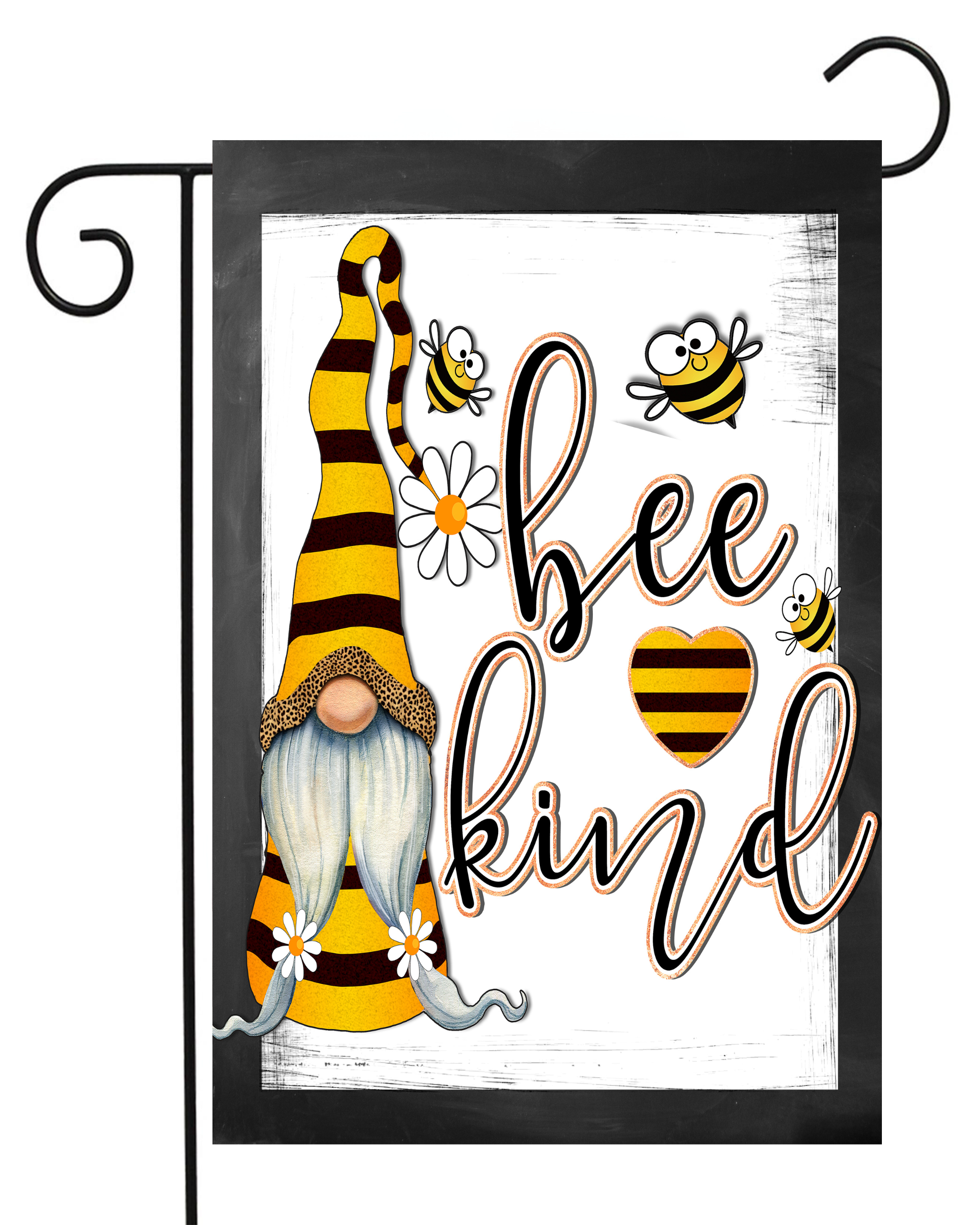 Bee Kind Gnome Garden Flag #G1906