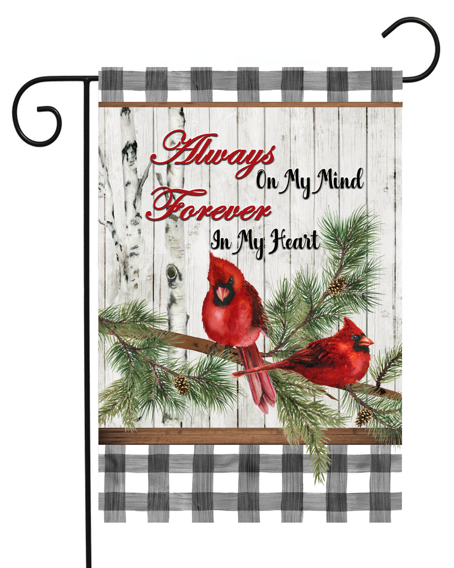 Cardinal Bereavement Garden Flag #G1889