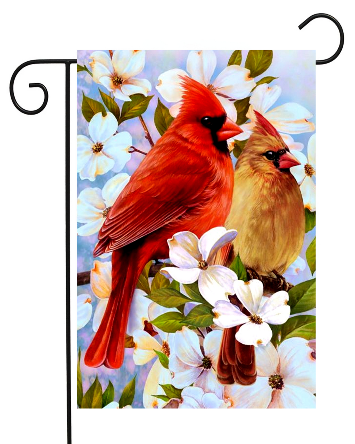 Cardinal Pair Garden Flag #G1332