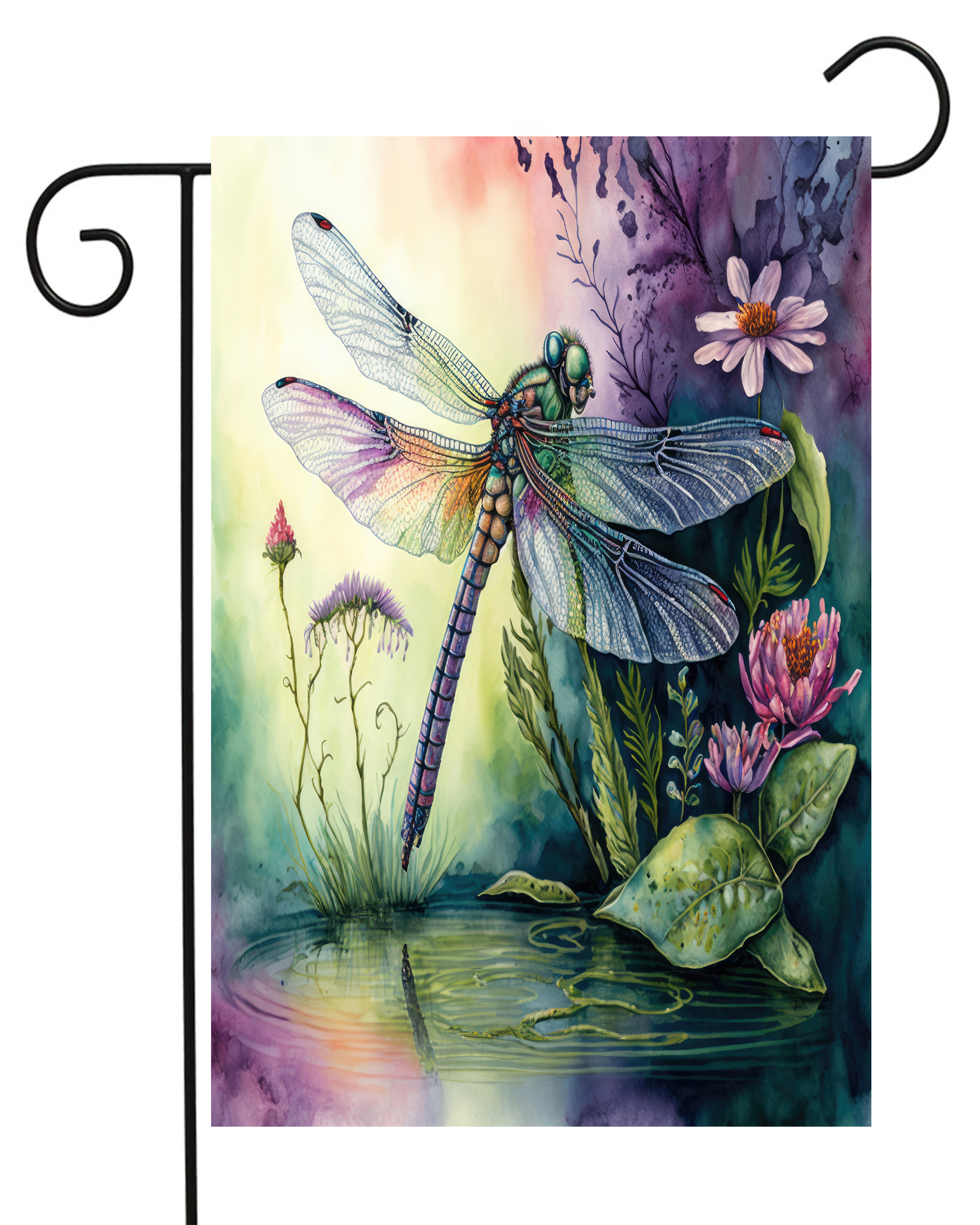 Dragonfly Garden Flag #G2577