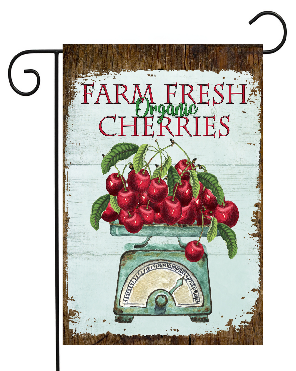 Farm Fresh Cherries Garden Flag #G2077