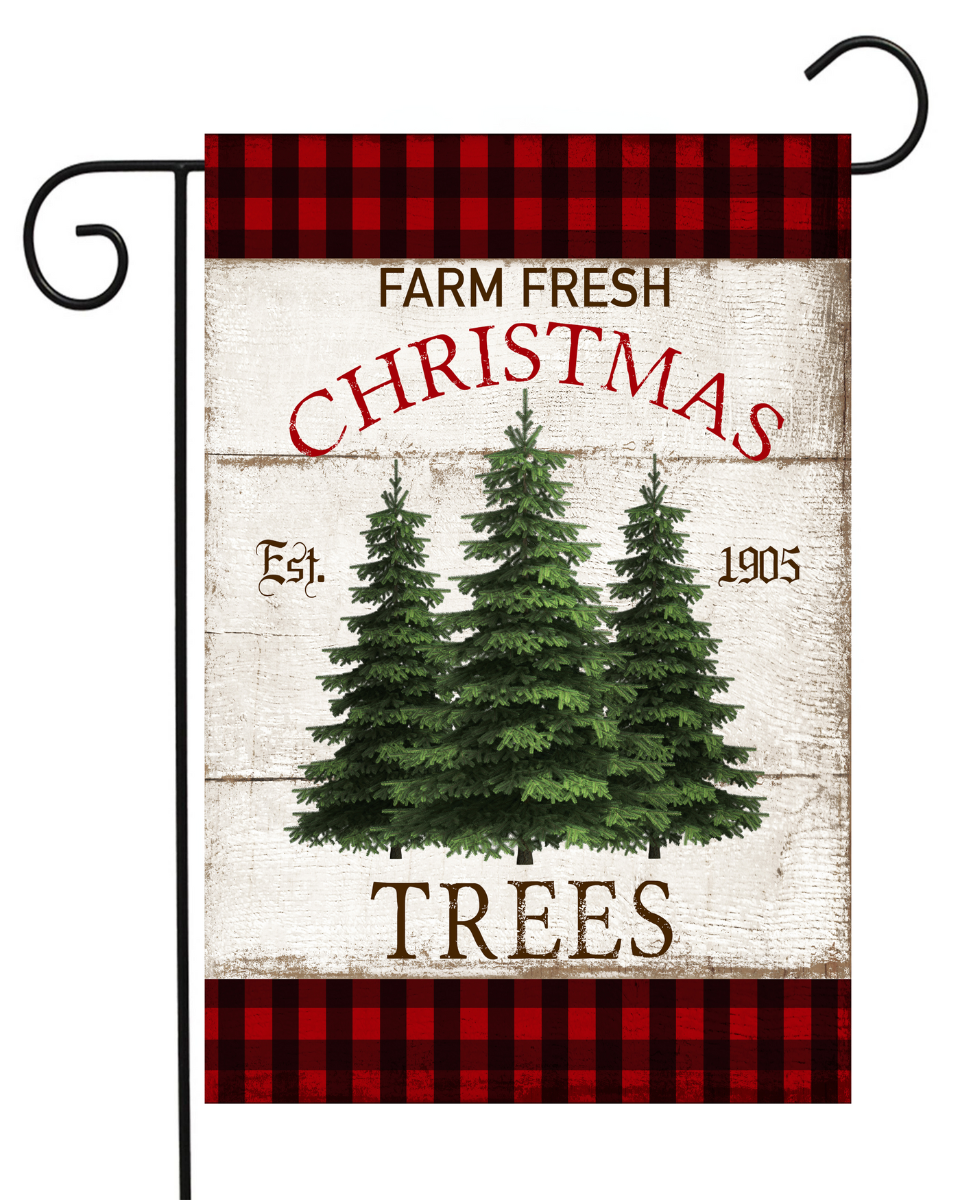 Farm Fresh Christmas Trees Garden Flag #G1620