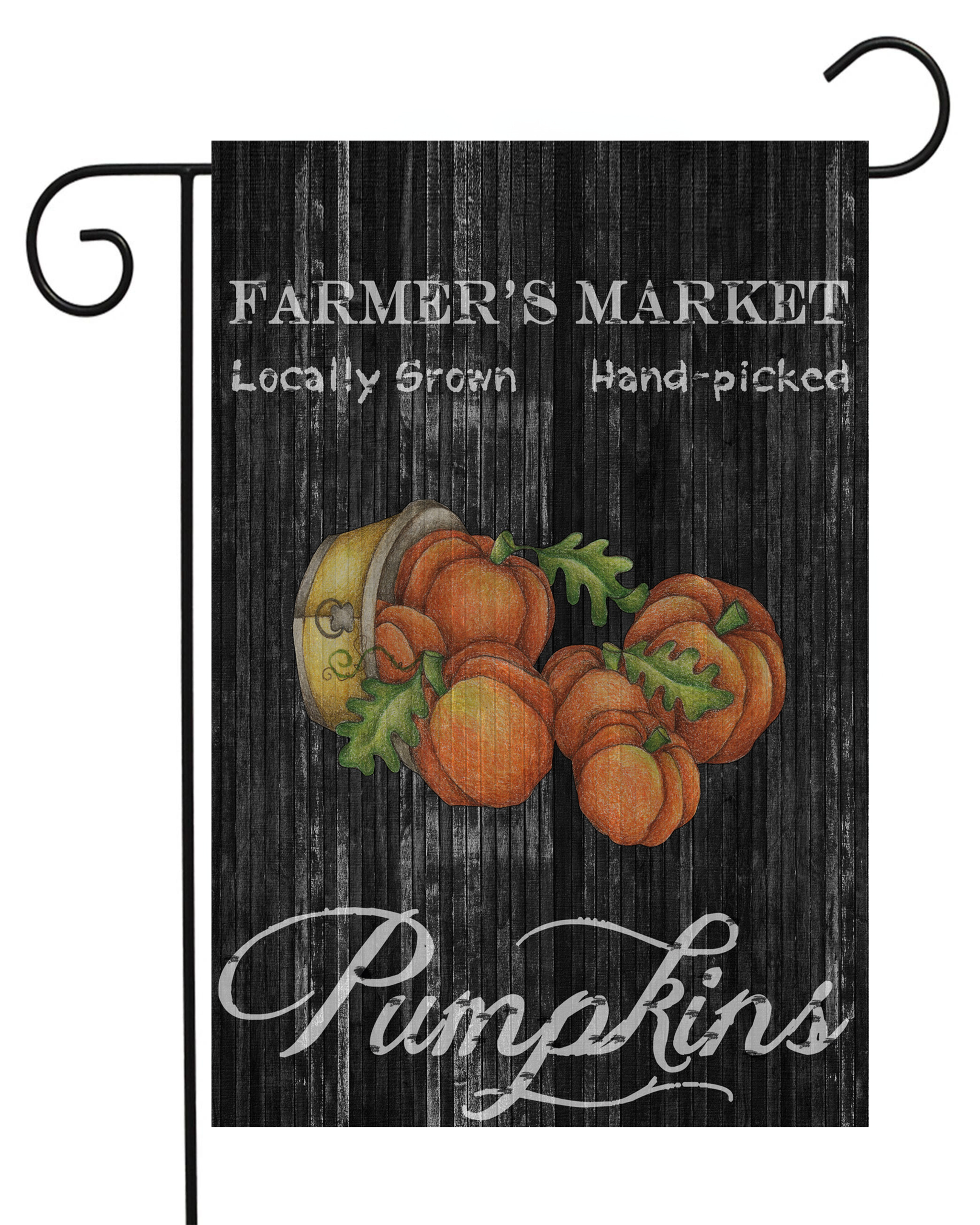 Farmer's Market Pumpkin Garden Flag #G1461