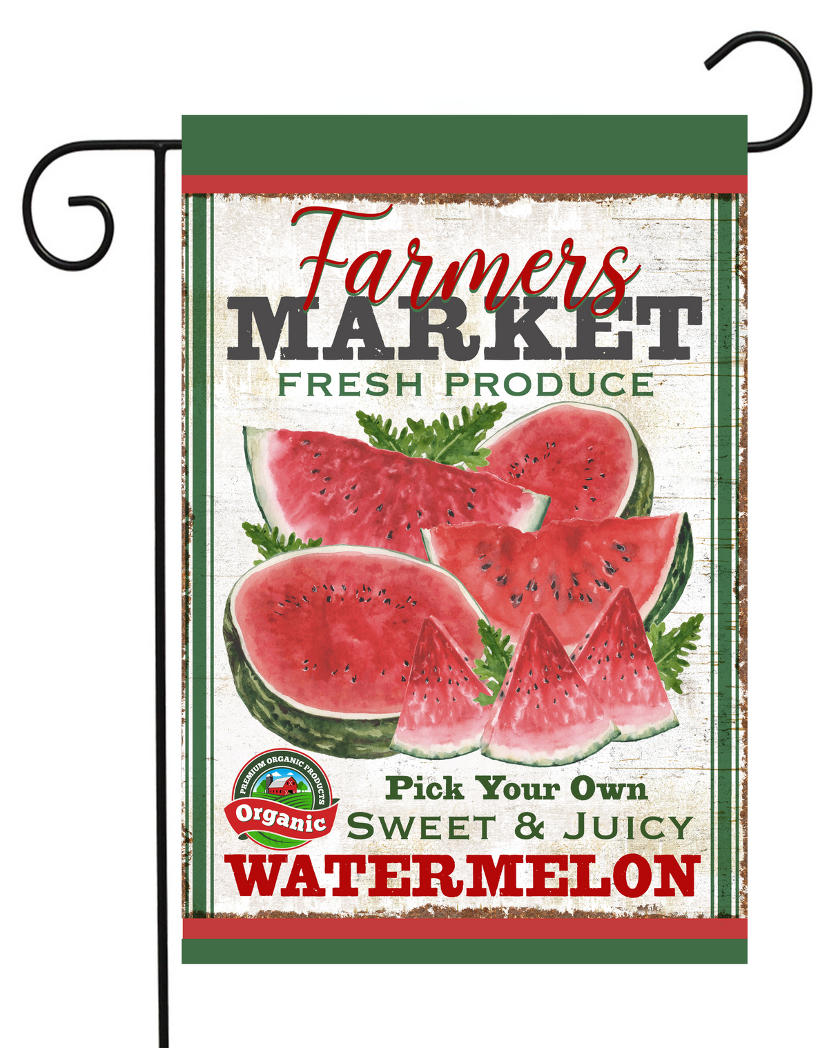 Farmers Watermelon Garden Flag #G2646