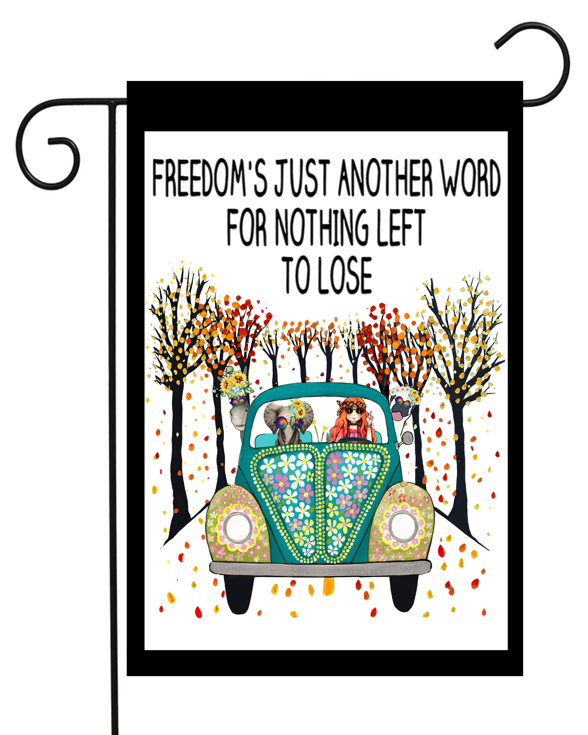 Freedom VW Garden Flag #G2132