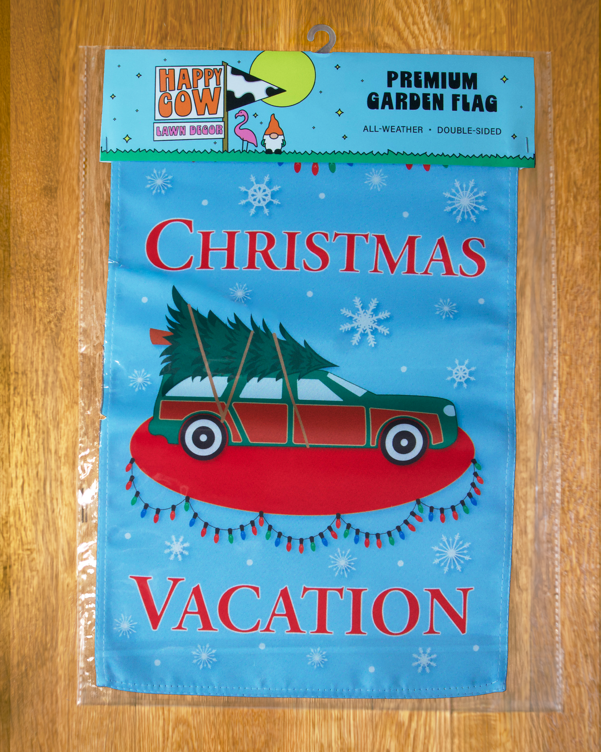 Christmas Vacation Wagon Garden Flag #G1202-1