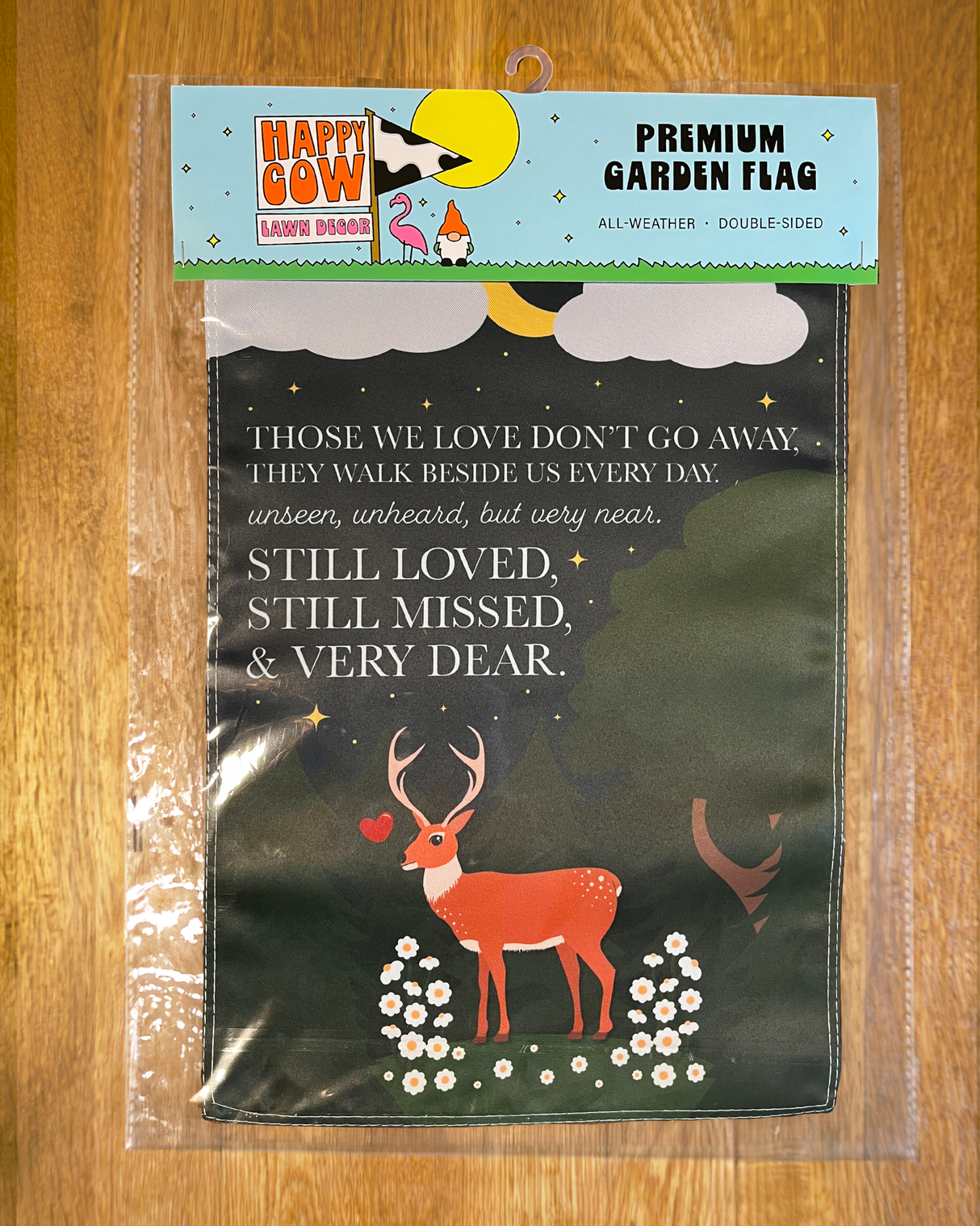 In Loving Memory Deer Garden Flag #G1249-1