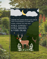 In Loving Memory Deer Garden Flag #G1249-1