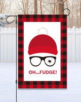 "Oh Fudge" A Christmas Story Garden Flag #G1815-1
