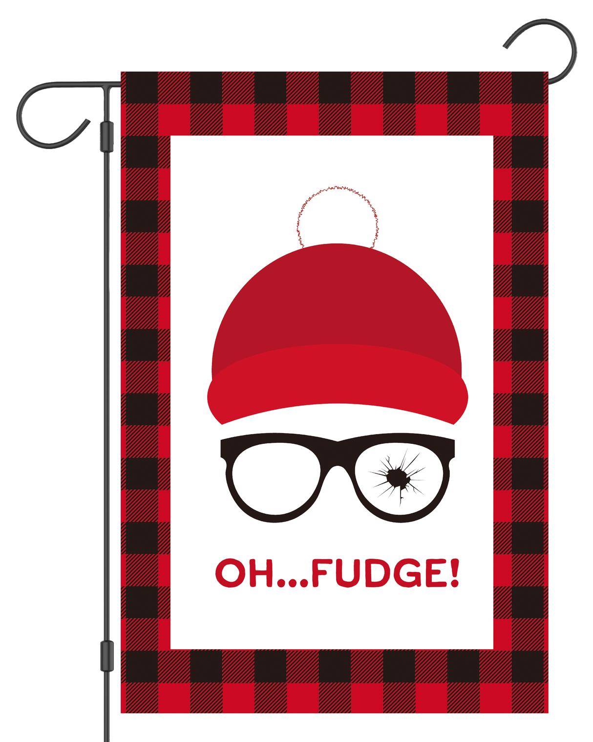 "Oh Fudge" A Christmas Story Garden Flag #G1815-1