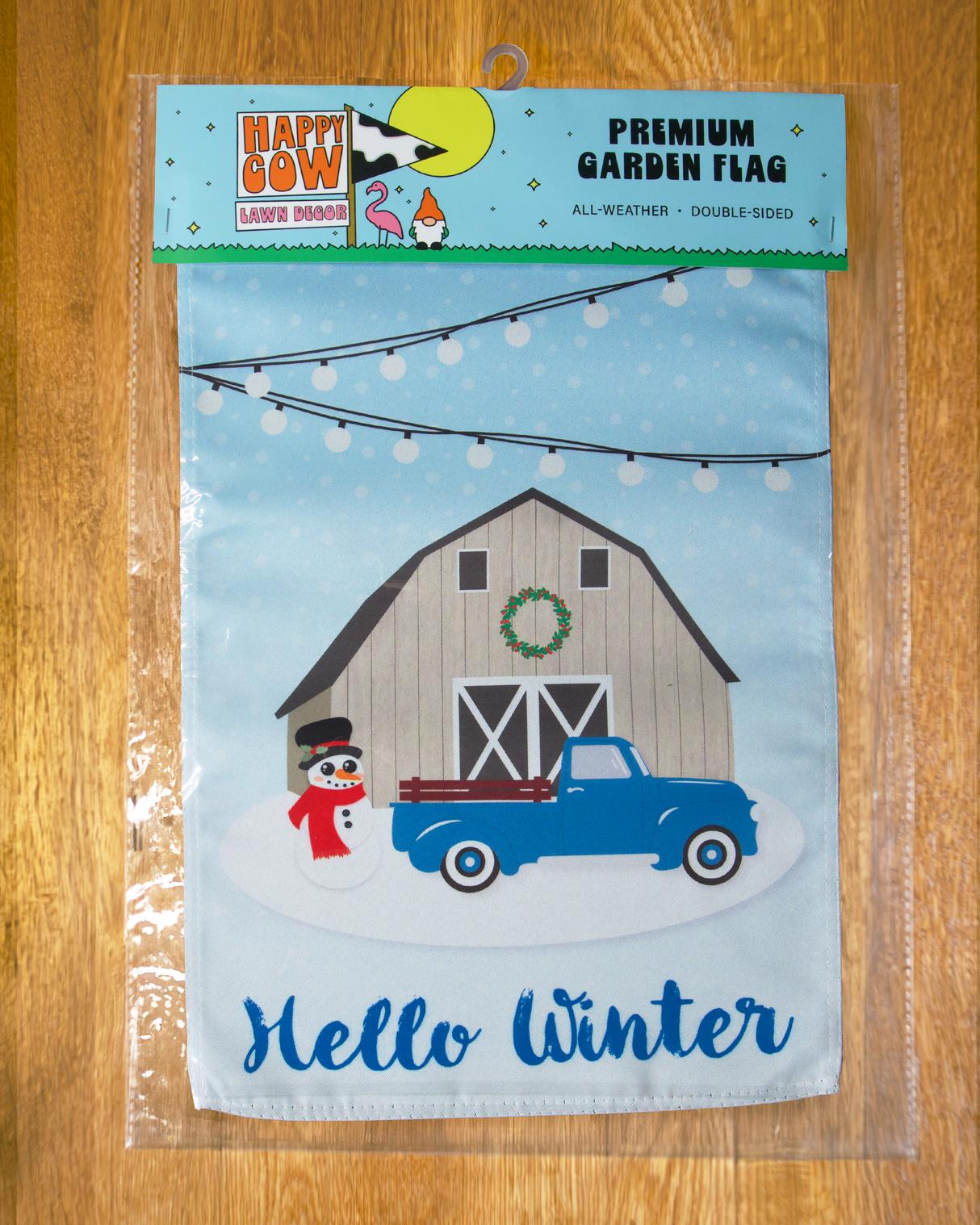 "Hello Winter" Garden Flag #G2128-1