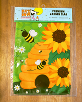 Bees and Sunflowers Garden Flag #G2415-1