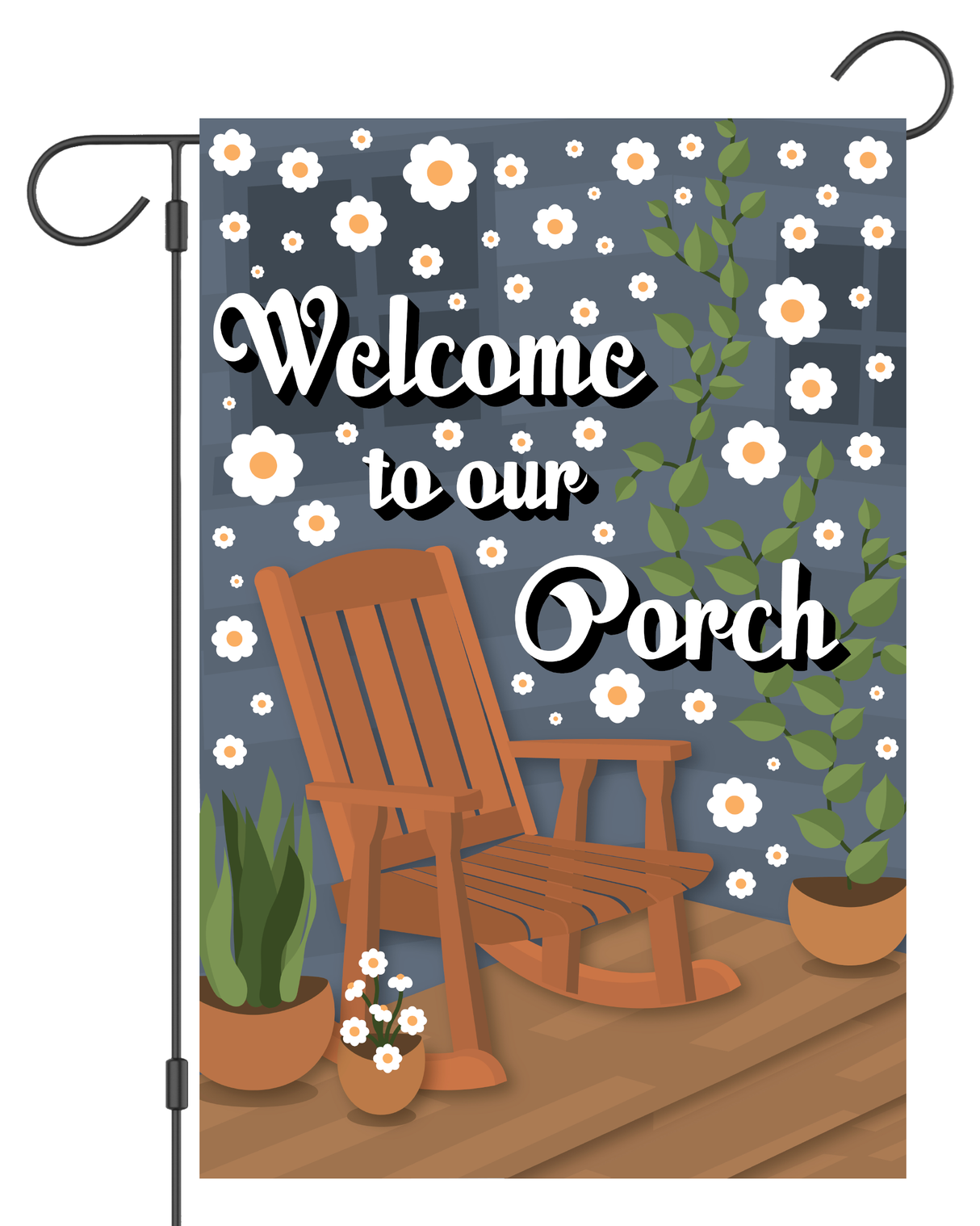 "Welcome to Our Porch" Garden Flag #G2559-1